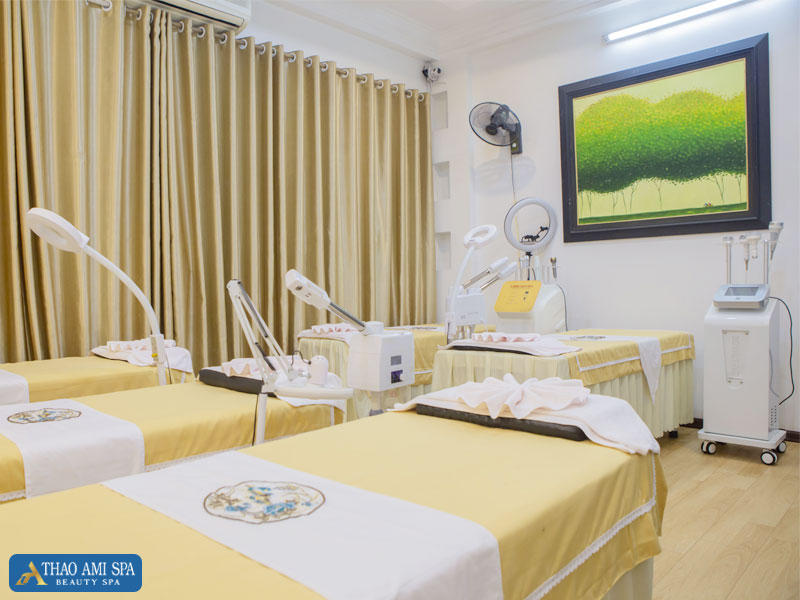 Không gian phòng điều trị tại Thảo Ami Spa