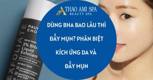 Phân biệt đẩy mụn và kích ứng khi dùng BHA